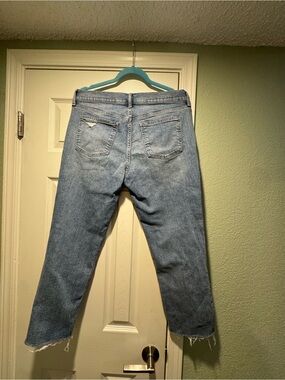 GAP Light Blue Girlfriend Mid Rise Jeans